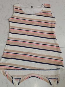 Striped Sleeveless Top