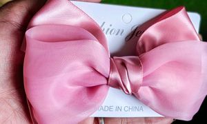 Cute Purple Bow Hair Clip