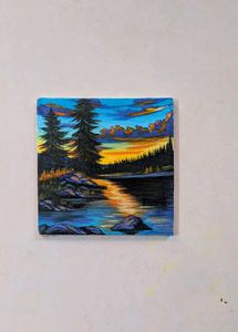 Mini Original Landscape Painting