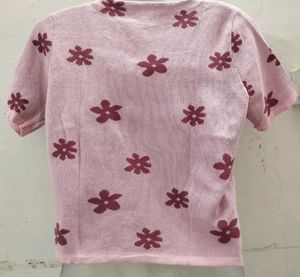 Floral Knit Top