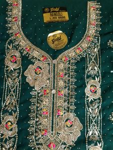 Emerald Green Embroidered Suit