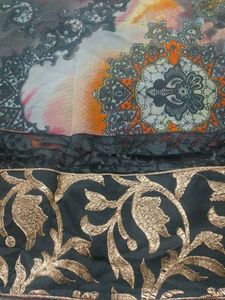 2 Kurti Embroidered Beautiful Golden And Fulkari