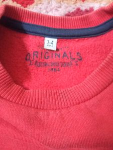 Red Boys&#39; Sweatshirt