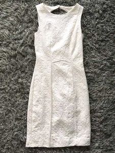 OFF WHITE TEXTURED DRESS 🤍