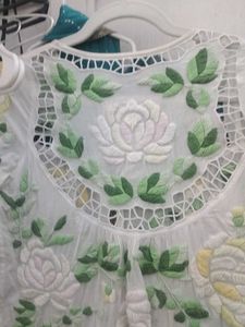 Embroidered Floral Blouse