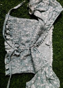 ReVamped Tie-Dye Floral Crop Top