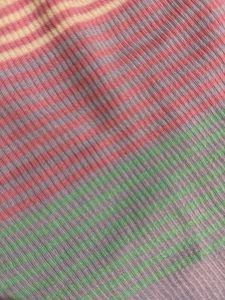 Striped Off-Shoulder Crop Top