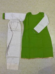 Green Beautiful Kurta With Trouser