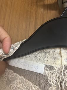 PROMOD Cream Net Top