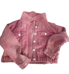 maroon Denim Jacket