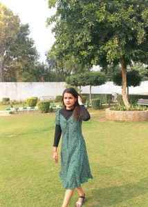 Women A-line Multicolor Dress