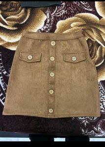Brown Miniskirt