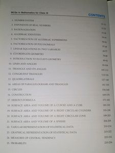 RD Sharma MCQ Book Class 9