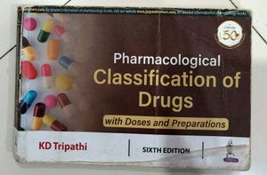 Pharmacological Classification of Drugs