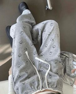 Comfy Gray Patterned Lounge Pants