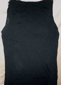 Black Embellished Sleeveless Top(Combo Check Below