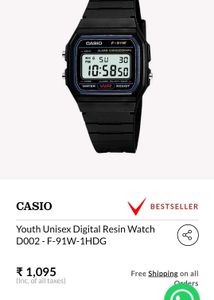 🪅OG CASIO F-91W WATCH UNISEX🪅