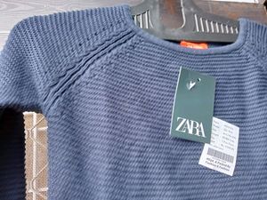 Beautiful Fit Blue Woolen  Top