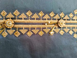 Embroidered Kurti Neck Design Fabric