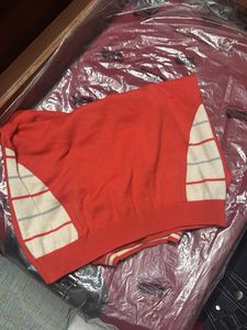 Retro Orange Pullover