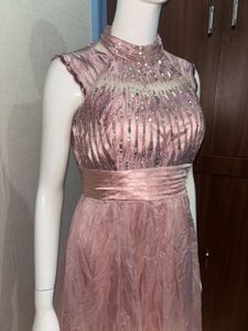 Elegant Pink Party Dress