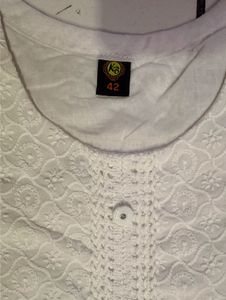White Embroidered Kurti