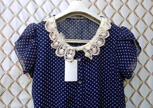 New With Tag korean Pintrest Cute Dotted Top