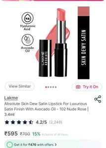 Lakme Absolute Skin Dew Lipstick