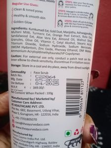 TAC Kumkumadi Face Scrub