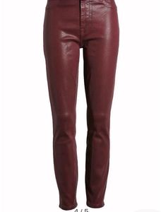 H&amp;M Burgundy jeggings high waist