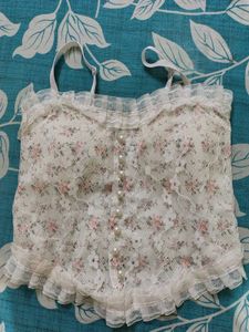 Floral Lace Cami Top