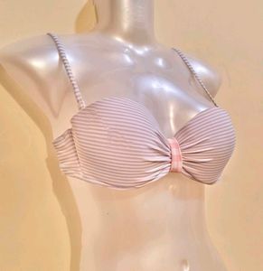 Size S/M🎁Buy 2 Get 1 Free🎁Striped Bikini Top