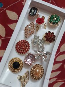 Fashion Rings -Set of 12