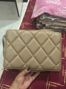 h&amp;m quilted structured bag