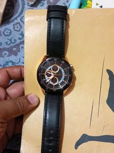 Skmei Watch With Original Leather Strap