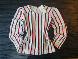 Striped Long Sleeve Top
