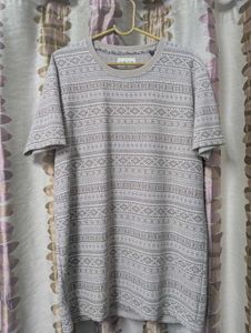 Patterned Crew Neck T-Shirt