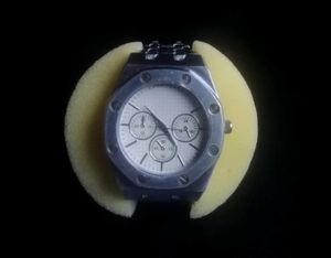 Stylish Silver-Tone Chronograph Watch