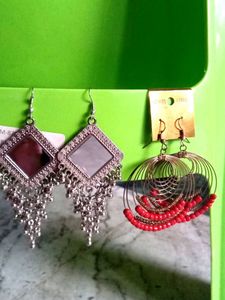 Earrings Collection(4 Pairs)