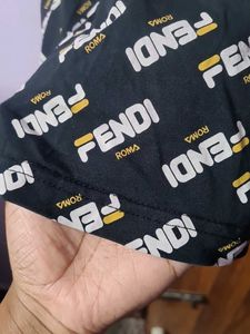 Fendi and Fila collaboration Logo Print Tee