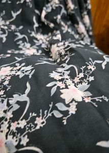 Floral Black Dress
