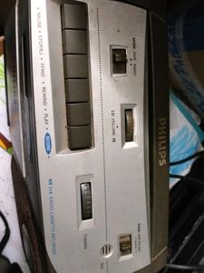 Antique Philips Tape Recorder And Radio