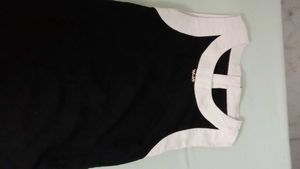 Black &amp; White Mini Dress