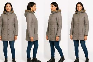 Pre-loved Quilted Warm Winter Jacket for Women