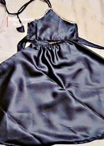 Balck Lahnga With Crop Top