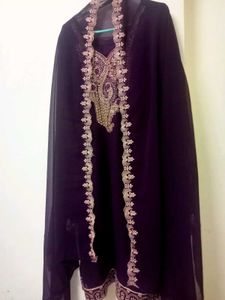 Elegant Purple Ethnic suit💜