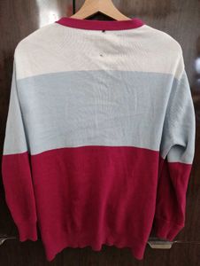 Color Block Full Sleeve Cardigan for Women