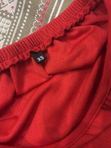 Red Bodycon Maxi Tube Dress