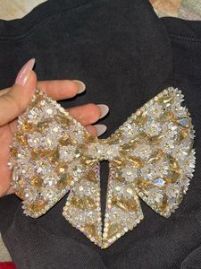 Beaded Bow Hair Clip
