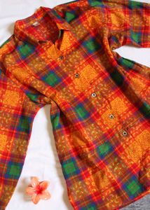 Women Checked Shirt